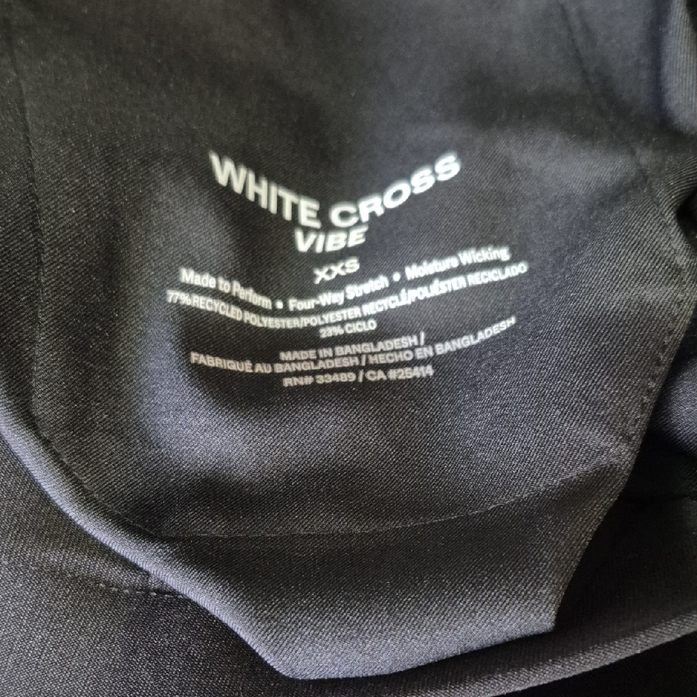 White Cross Vibe Scrub Pants